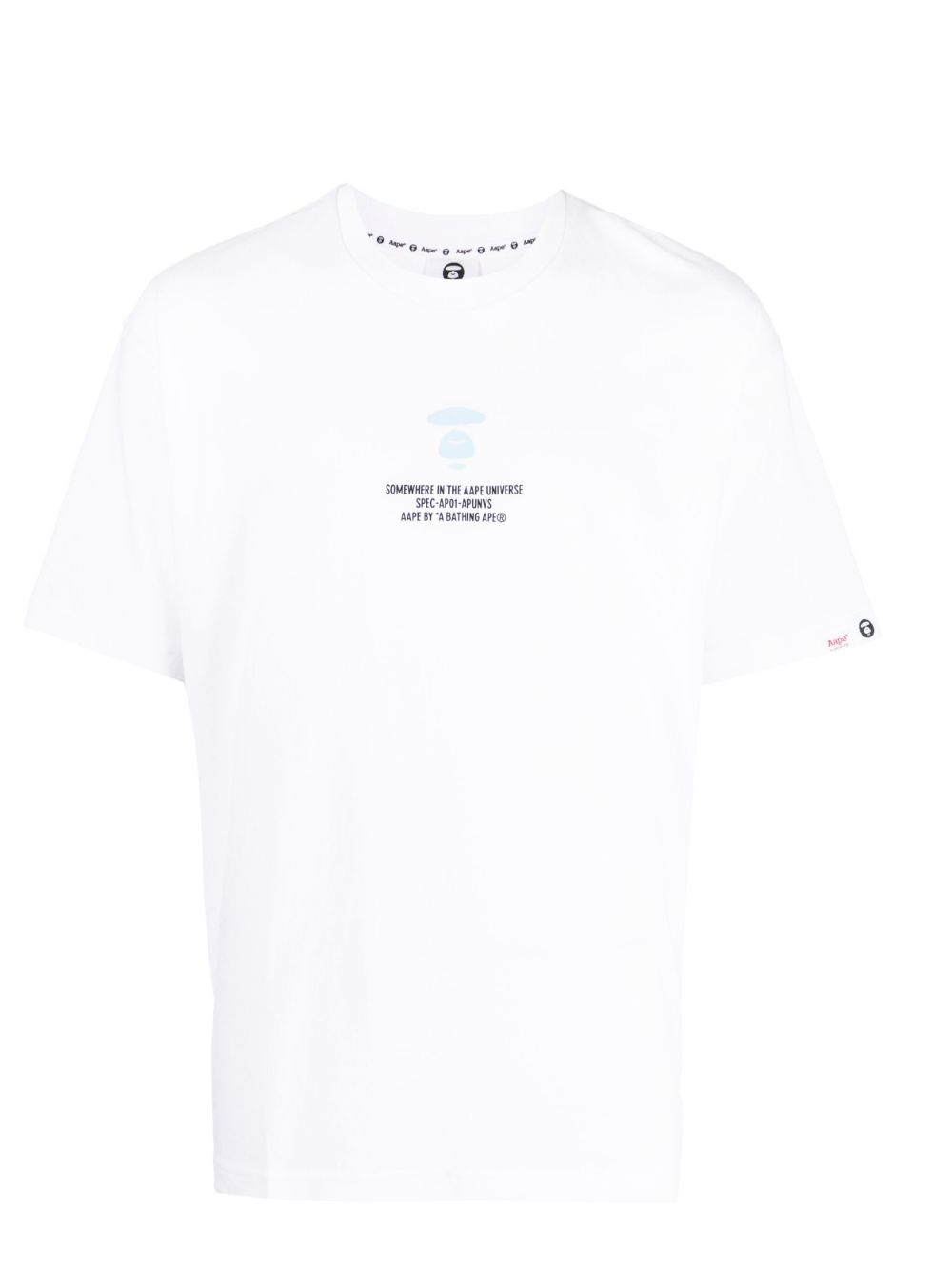 AAPE BY *A BATHING APE® logo-print cotton T-shirt - White von AAPE BY *A BATHING APE®