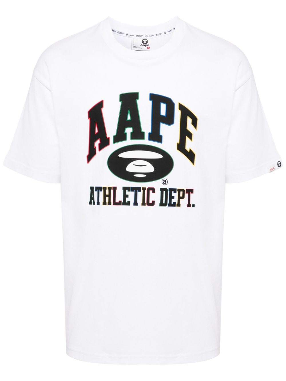 AAPE BY *A BATHING APE® logo-print cotton T-shirt - White von AAPE BY *A BATHING APE®