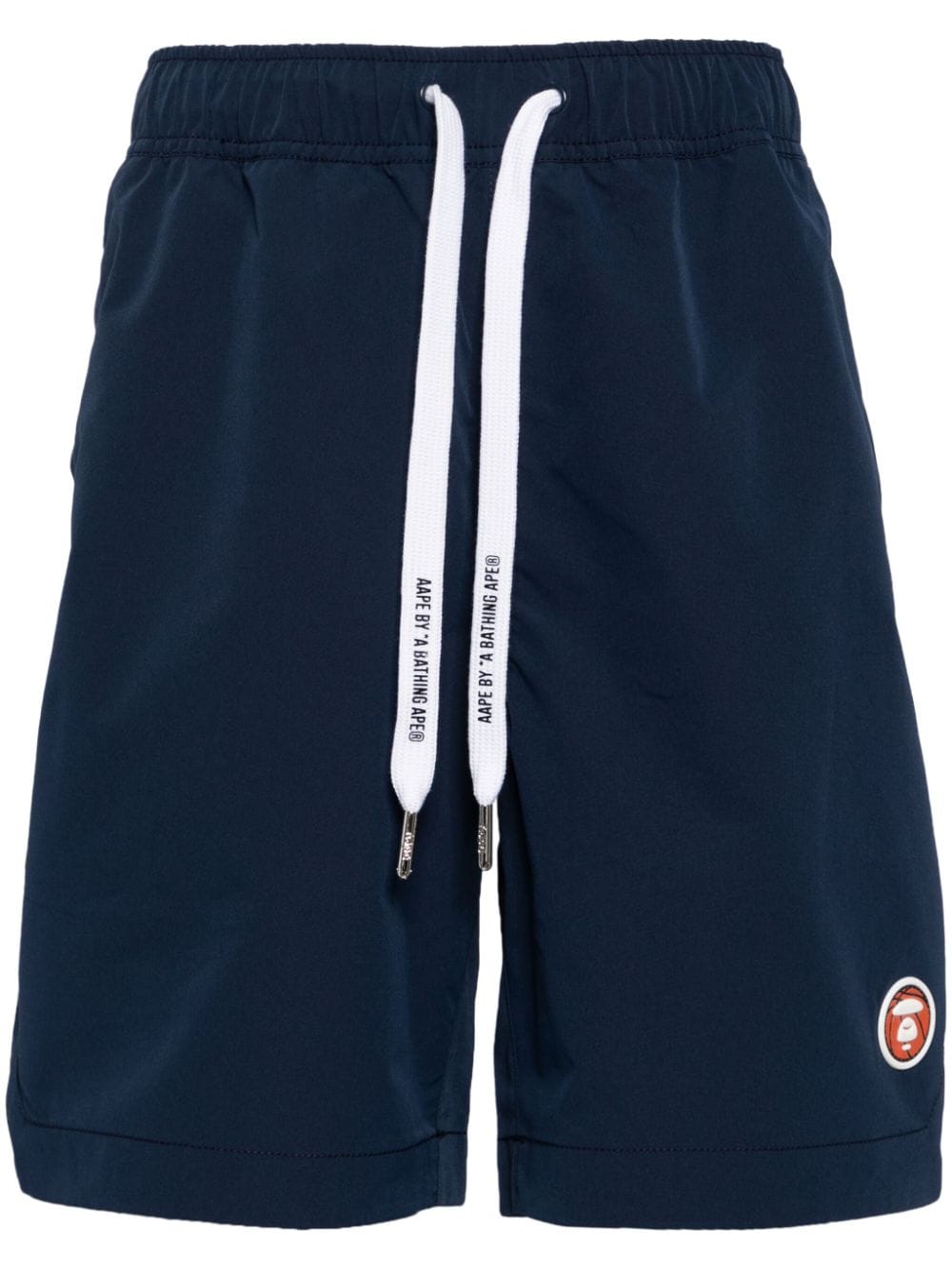 AAPE BY *A BATHING APE® logo-print drawstring shorts - Blue von AAPE BY *A BATHING APE®