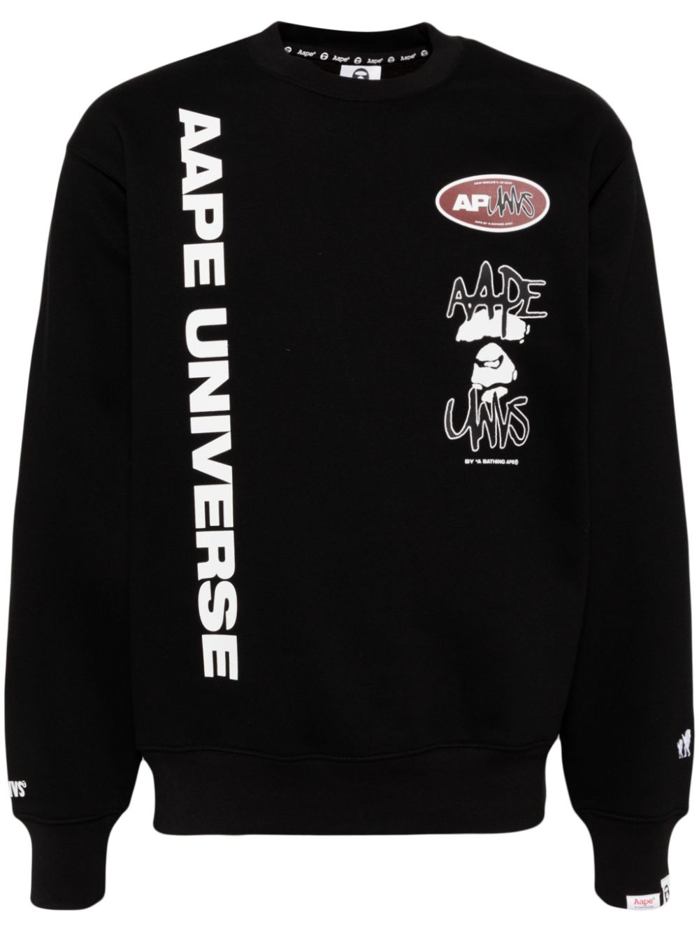 AAPE BY *A BATHING APE® logo-print sweatshirt - Black von AAPE BY *A BATHING APE®