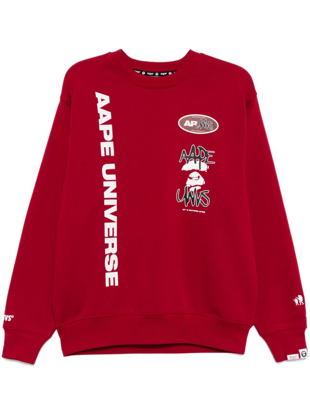 AAPE BY *A BATHING APE® logo-print sweatshirt - Red von AAPE BY *A BATHING APE®