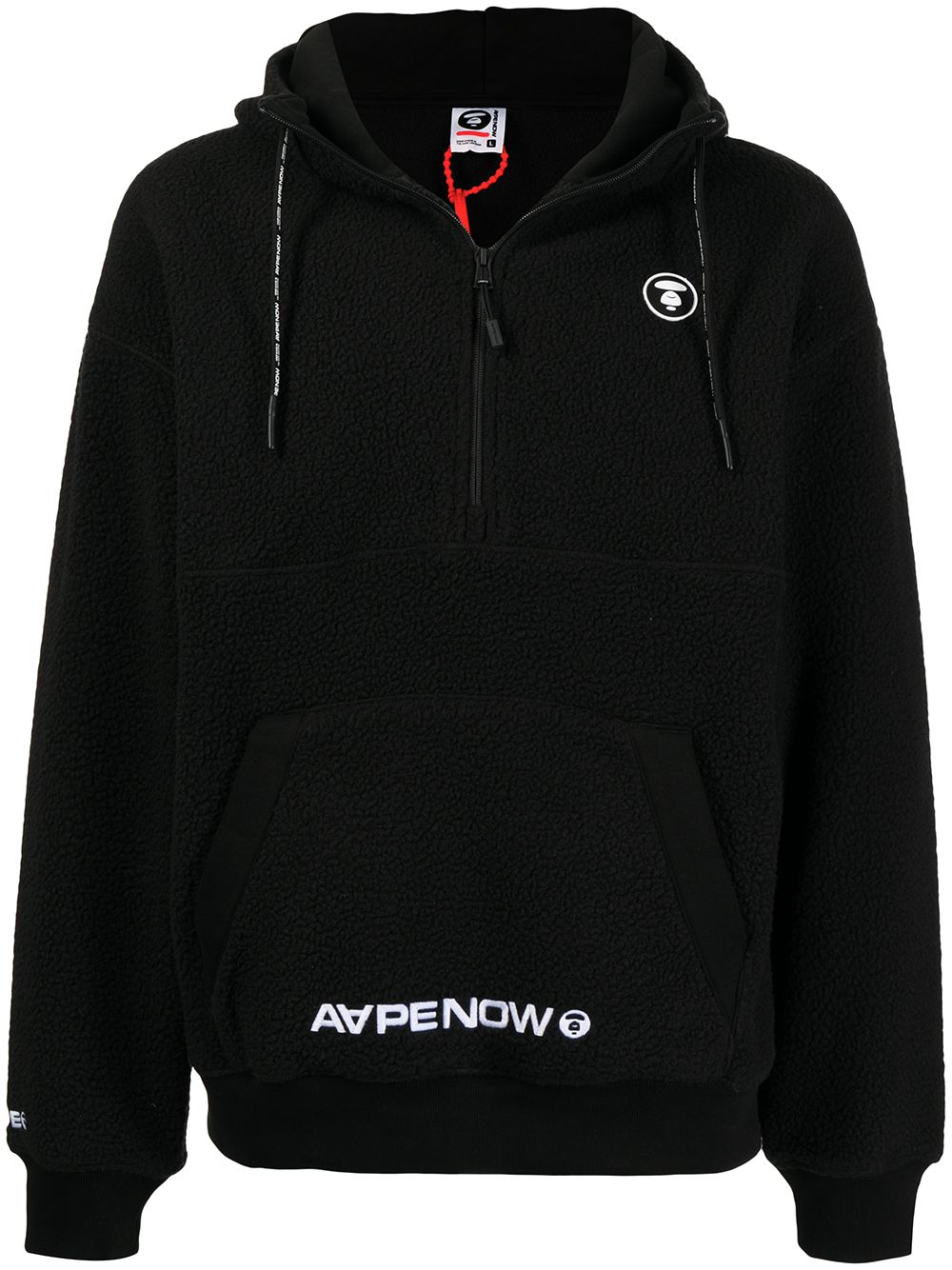 AAPE BY *A BATHING APE® logo-print zip-front hoodie - Black von AAPE BY *A BATHING APE®