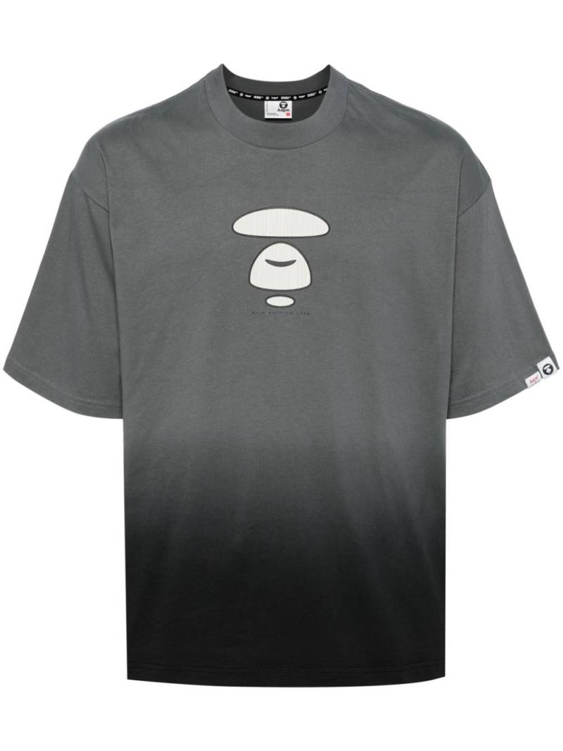 AAPE BY *A BATHING APE® logo-printed cotton T-shirt - Grey von AAPE BY *A BATHING APE®