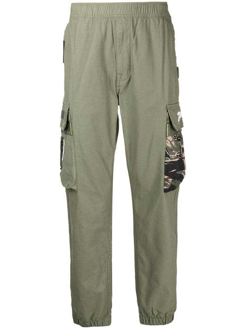 AAPE BY *A BATHING APE® mid-rise cargo trousers - Green von AAPE BY *A BATHING APE®