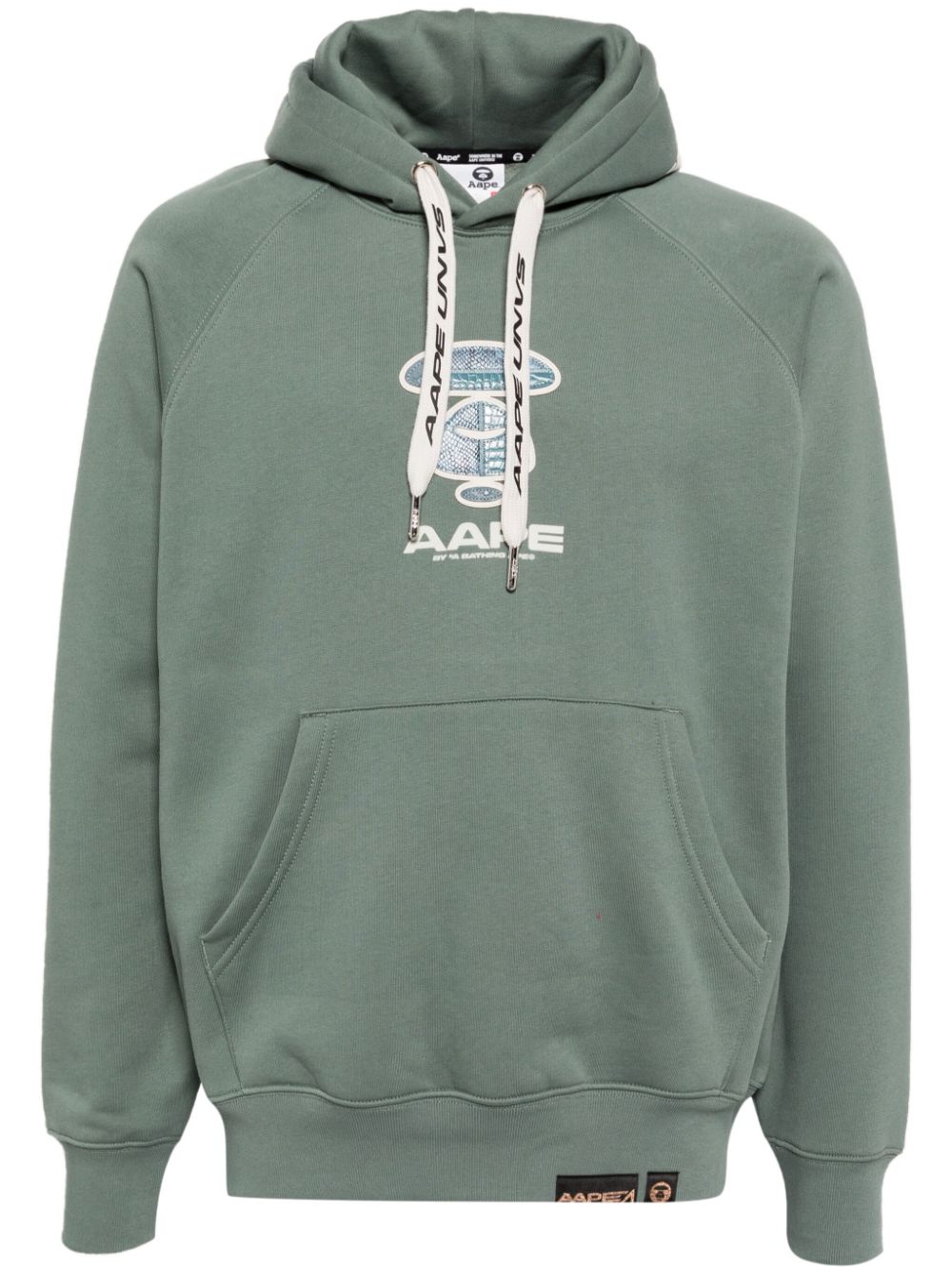 AAPE BY *A BATHING APE® moonface-logo hoodie - Green von AAPE BY *A BATHING APE®