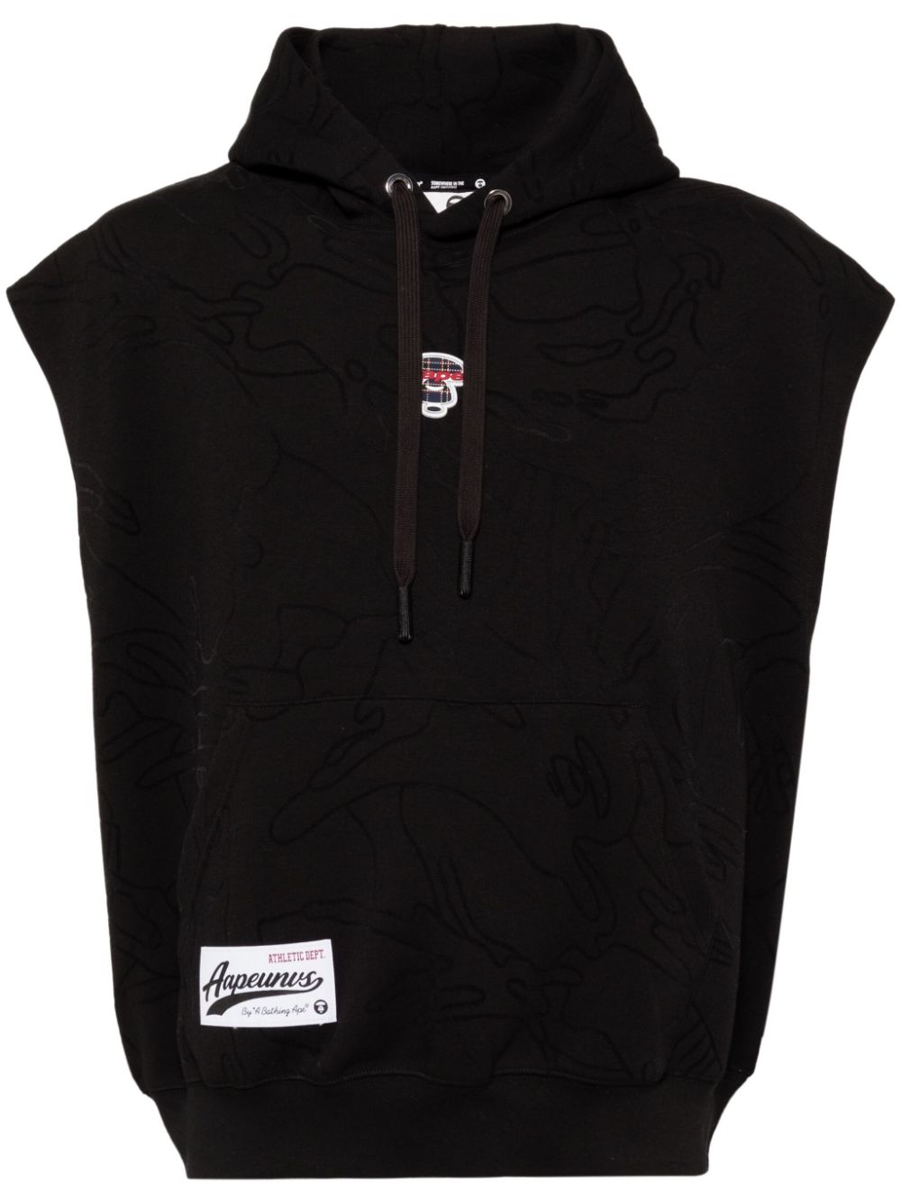 AAPE BY *A BATHING APE® patterned hoodie - Black von AAPE BY *A BATHING APE®