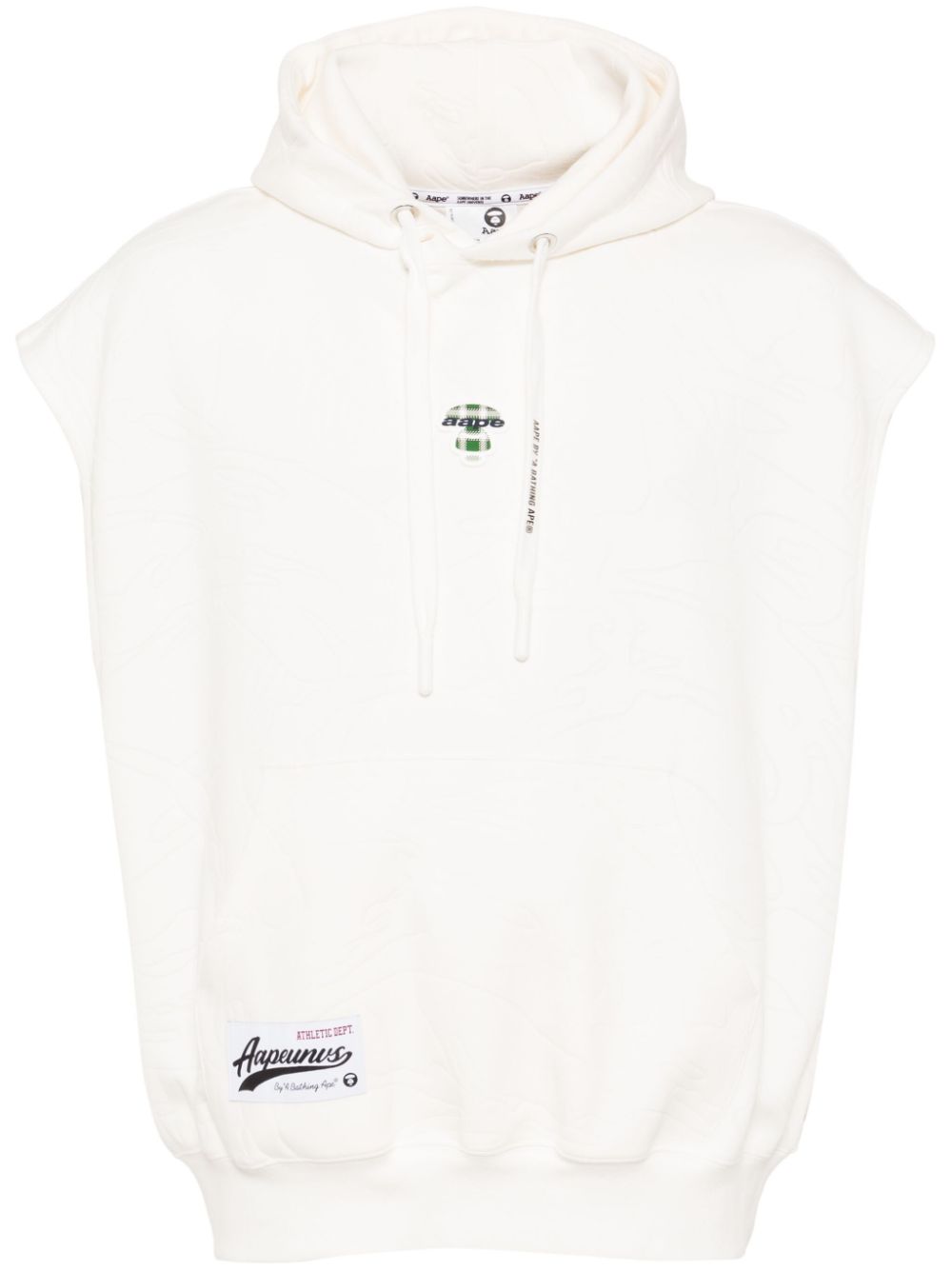 AAPE BY *A BATHING APE® patterned hoodie - White von AAPE BY *A BATHING APE®