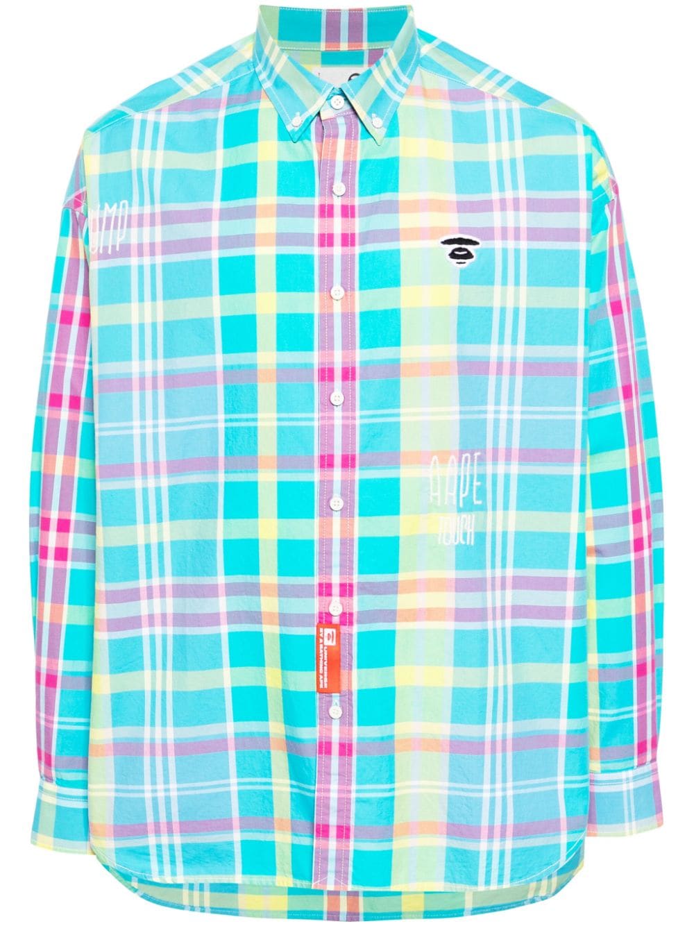 AAPE BY *A BATHING APE® plaid cotton shirt - Multicolour von AAPE BY *A BATHING APE®