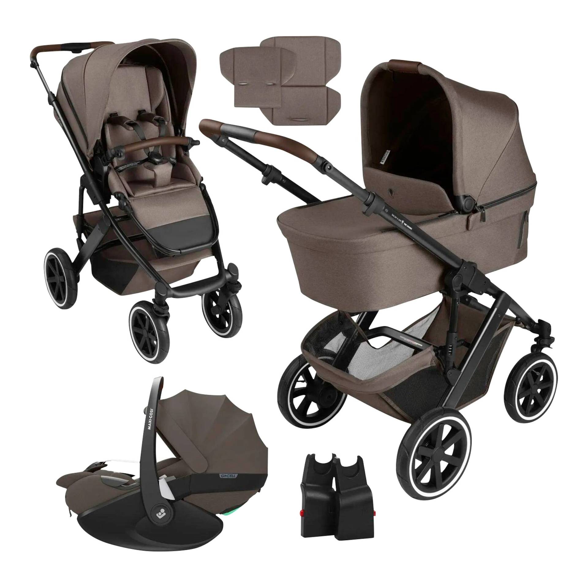 Kombikinderwagen Salsa 5 Air inkl. Babyschale Pebble 360 Pro 2 Kombikinderwagen Salsa 5 Air inkl. Babyschale Pebble 360 Pro 2 von ABC Design