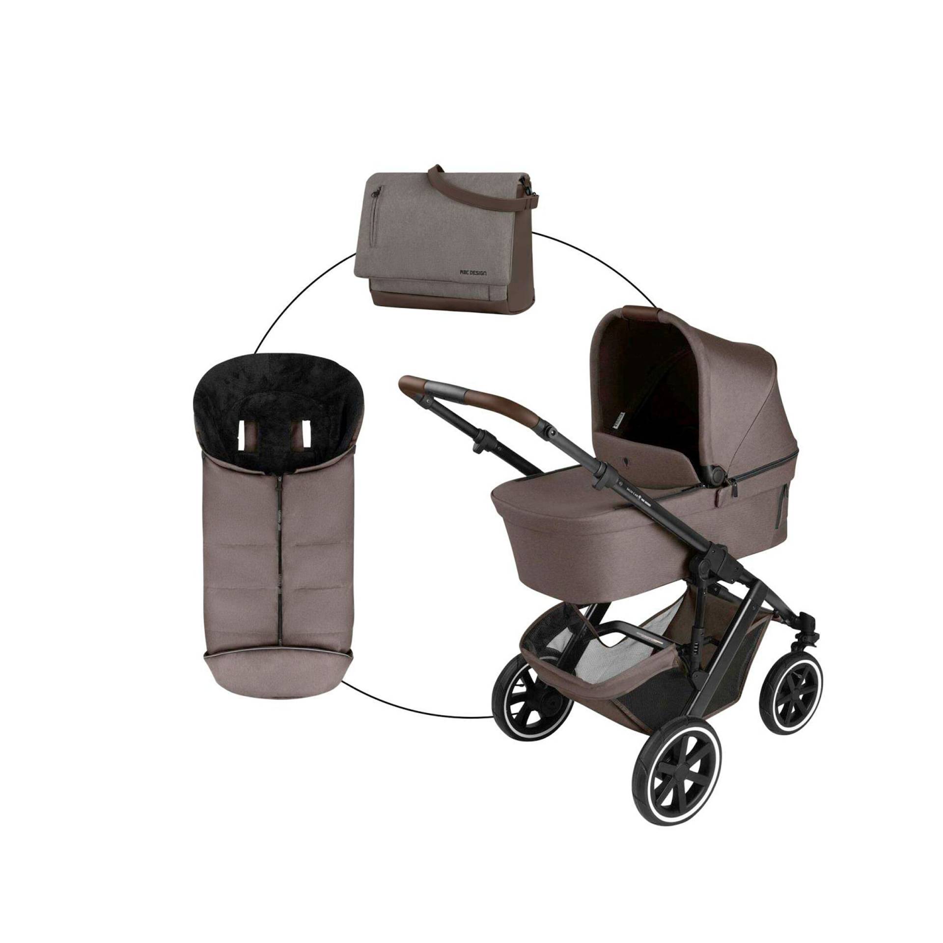 Kombikinderwagen Salsa 5 Air inkl. Wickeltasche und Fußsack Kombikinderwagen Salsa 5 Air inkl. Wickeltasche und Fußsack von ABC Design