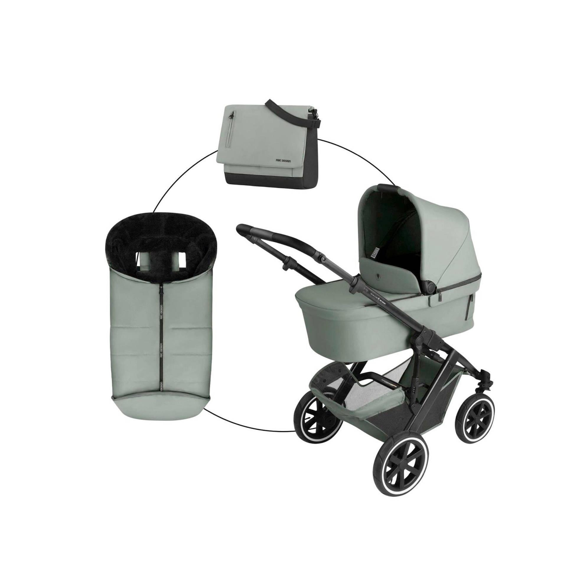 Kombikinderwagen Salsa 5 Air inkl. Wickeltasche und Fußsack Kombikinderwagen Salsa 5 Air inkl. Wickeltasche und Fußsack von ABC Design