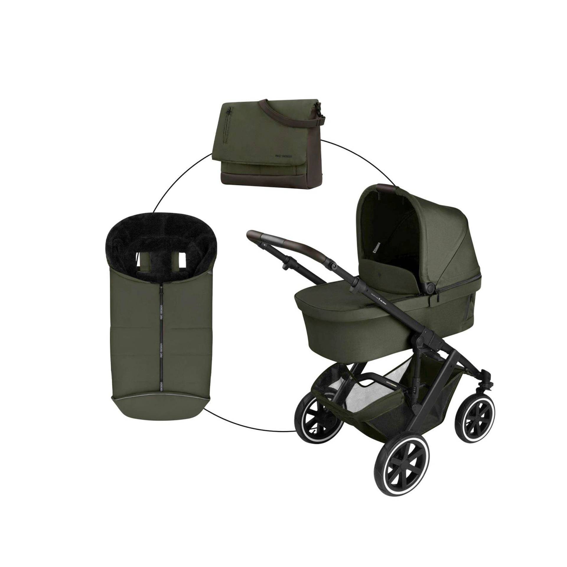 Kombikinderwagen Salsa 5 Air inkl. Wickeltasche und Fußsack Kombikinderwagen Salsa 5 Air inkl. Wickeltasche und Fußsack von ABC Design