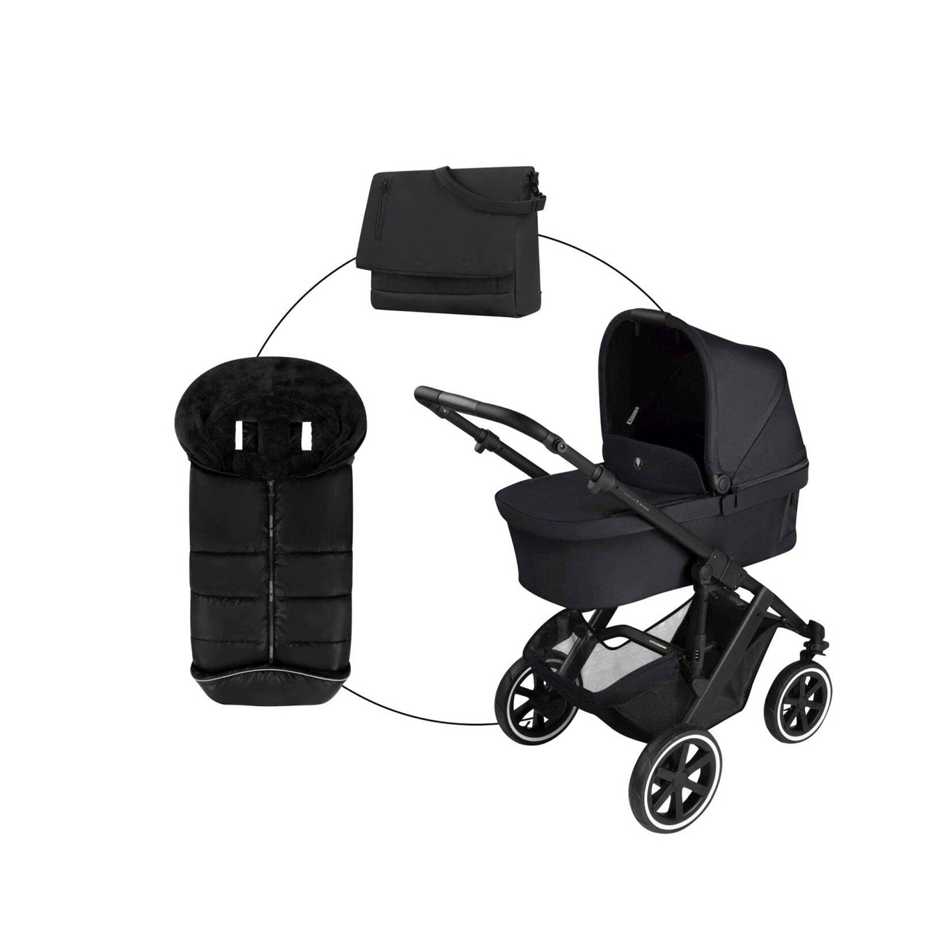 Kombikinderwagen Salsa 5 Air inkl. Wickeltasche und Fußsack Kombikinderwagen Salsa 5 Air inkl. Wickeltasche und Fußsack von ABC Design