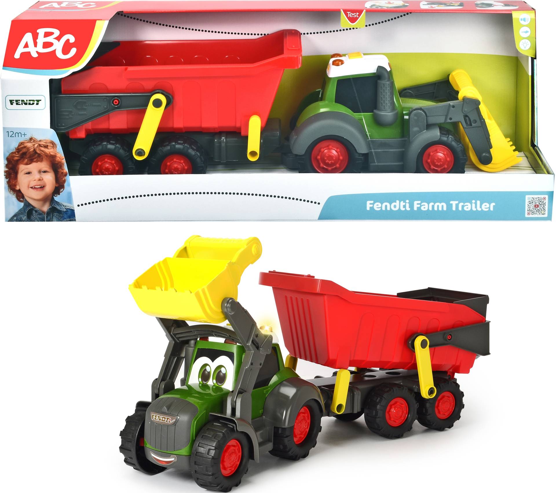 ABC Spielzeug-Traktor »Fendti Farm Trailer«, mit Licht und Sound ABC Spielzeug-Traktor »Fendti Farm Trailer«, mit Licht und Sound von ABC