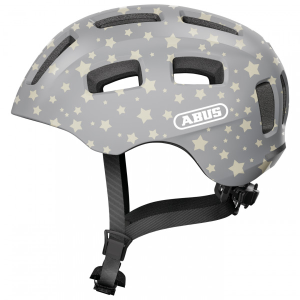 ABUS - Kid's Youn-I 2.0 - Velohelm Gr 48-54 cm - S grau/schwarz von ABUS