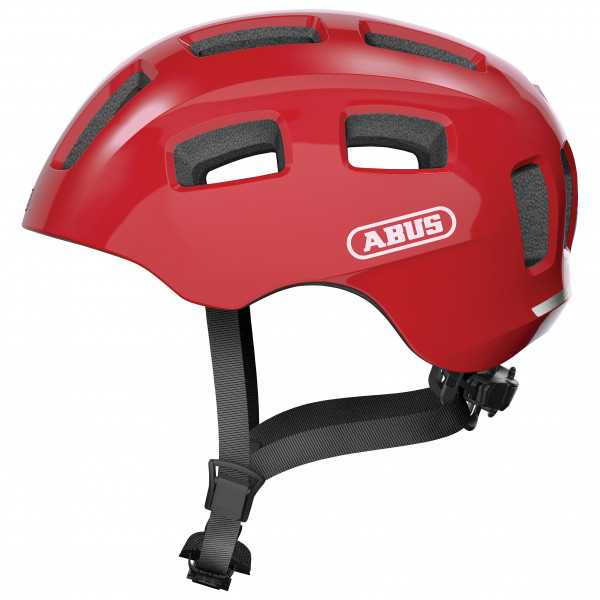 ABUS - Kid's Youn-I 2.0 - Velohelm Gr 48-54 cm - S rot/rosa/schwarz von ABUS