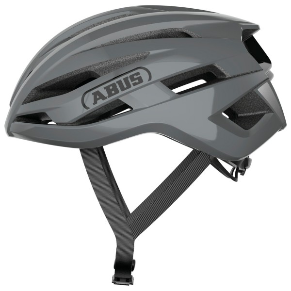 ABUS - Stormchaser Ace - Velohelm Gr 51-55 cm - S;54-58 cm - M;57-61 cm - L grau;weiß/grau von ABUS