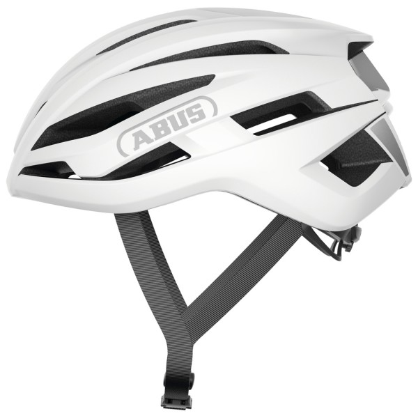 ABUS - Stormchaser Ace - Velohelm Gr 51-55 cm - S weiß/grau von ABUS