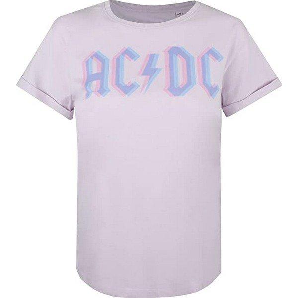 Acdc Tshirt Damen Lavendel XL von AC/DC