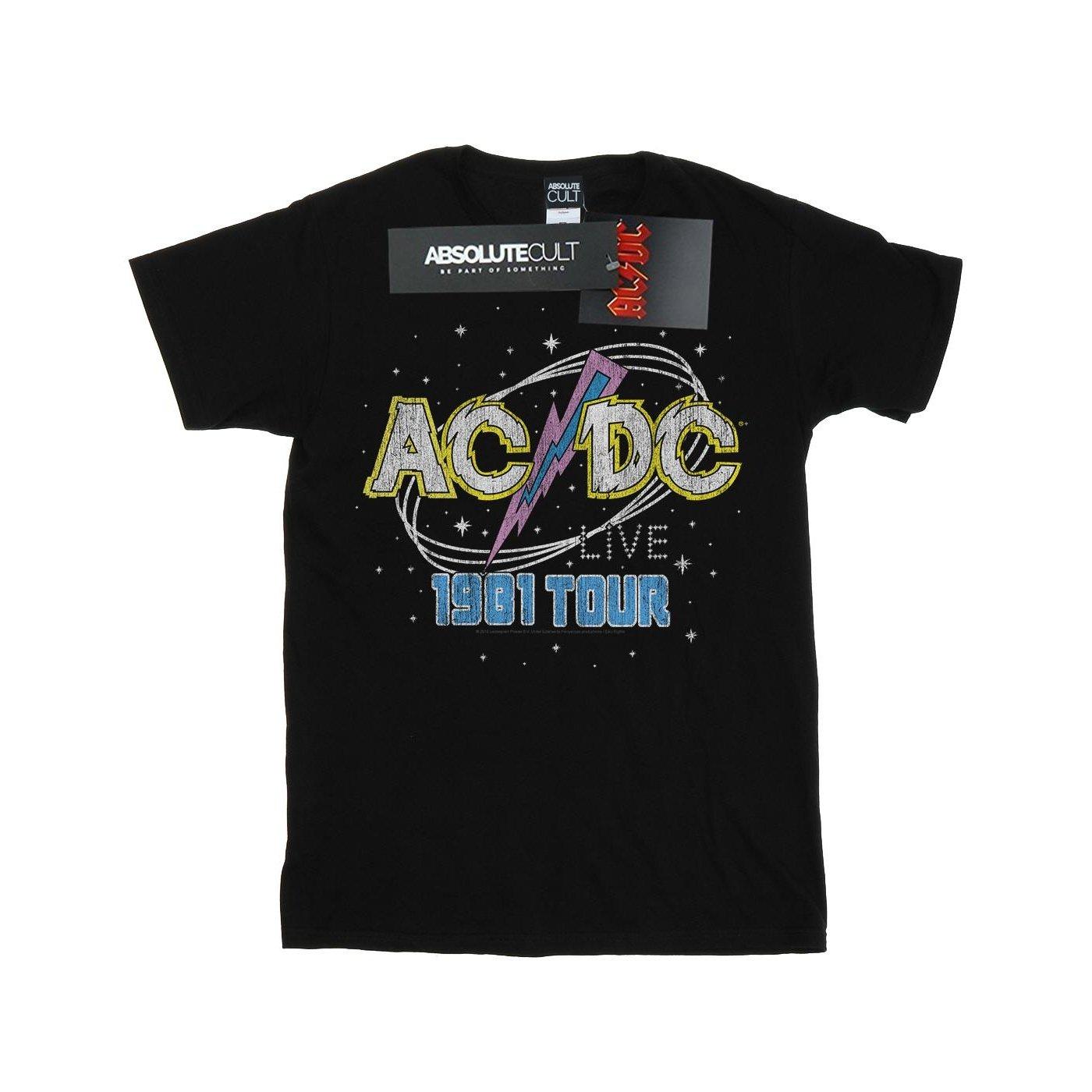 Acdc 1981 Live Tour Tshirt Damen Schwarz XL von AC/DC