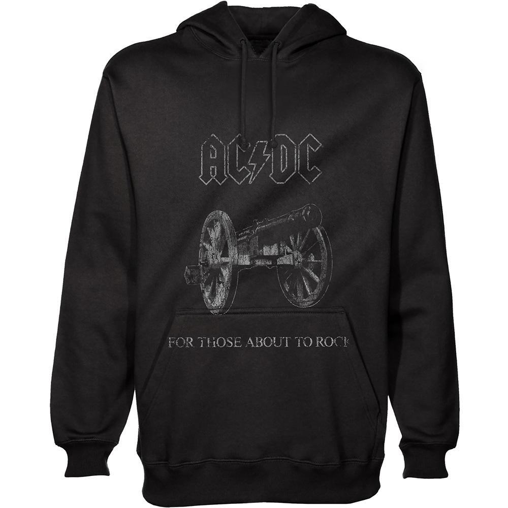 Acdc About To Rock Kapuzenpullover Damen Schwarz M von AC/DC