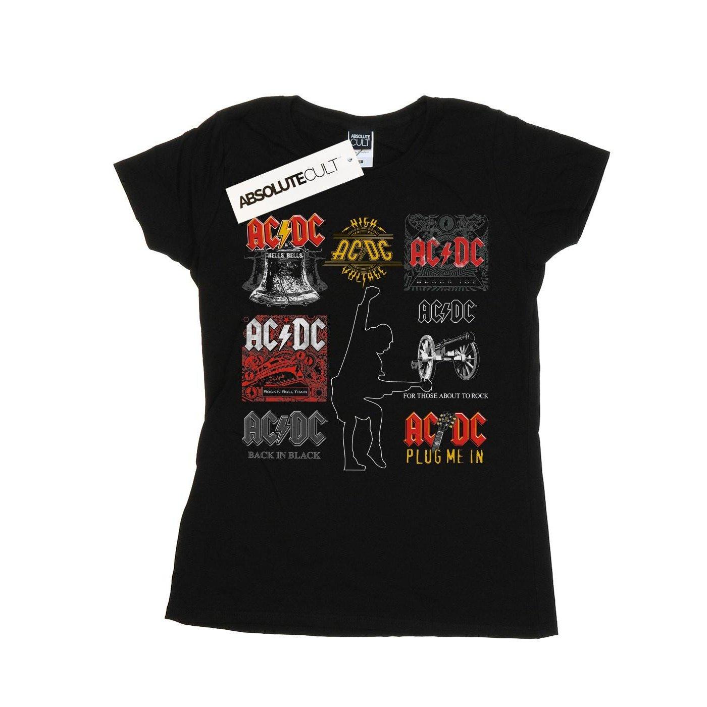 Acdc Art Collection Tshirt Damen Schwarz S von AC/DC