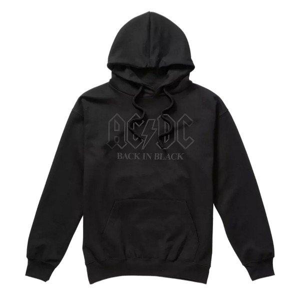 Acdc Back In Black Kapuzenpullover Herren Schwarz L von AC/DC