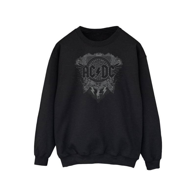 Acdc Black Ice Boyfriend Fit Sweatshirt Herren Schwarz 4XL von AC/DC