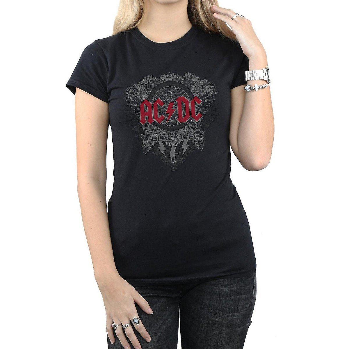 Acdc Black Ice Tshirt Damen Schwarz L von AC/DC