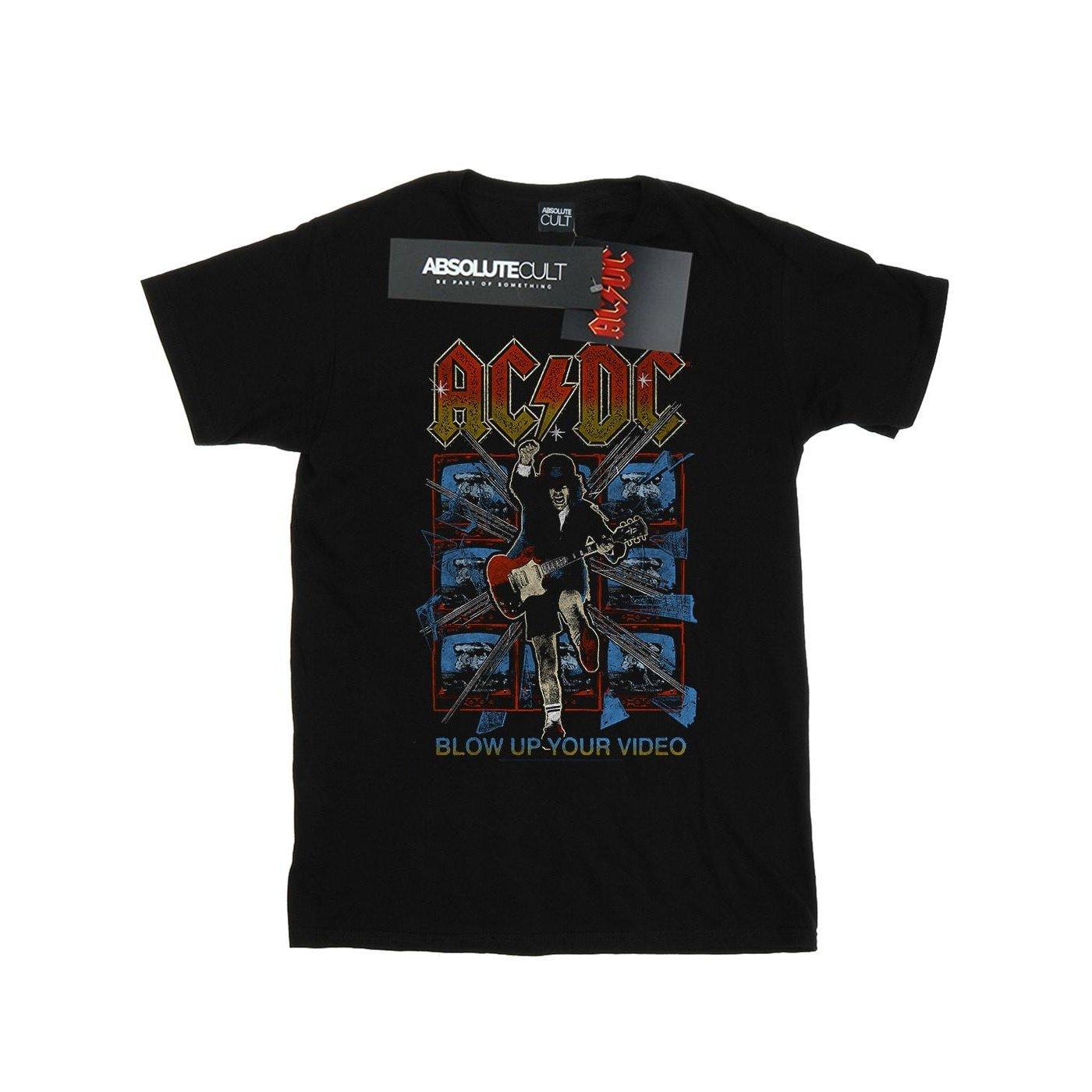 Acdc Blow Up Your Video Boyfriend Fit Tshirt Damen Schwarz L von AC/DC