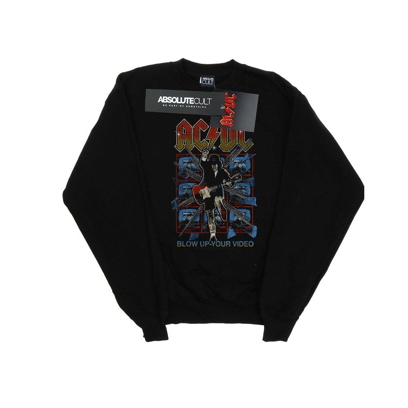 Acdc Blow Up Your Video Sweatshirt Damen Schwarz S von AC/DC