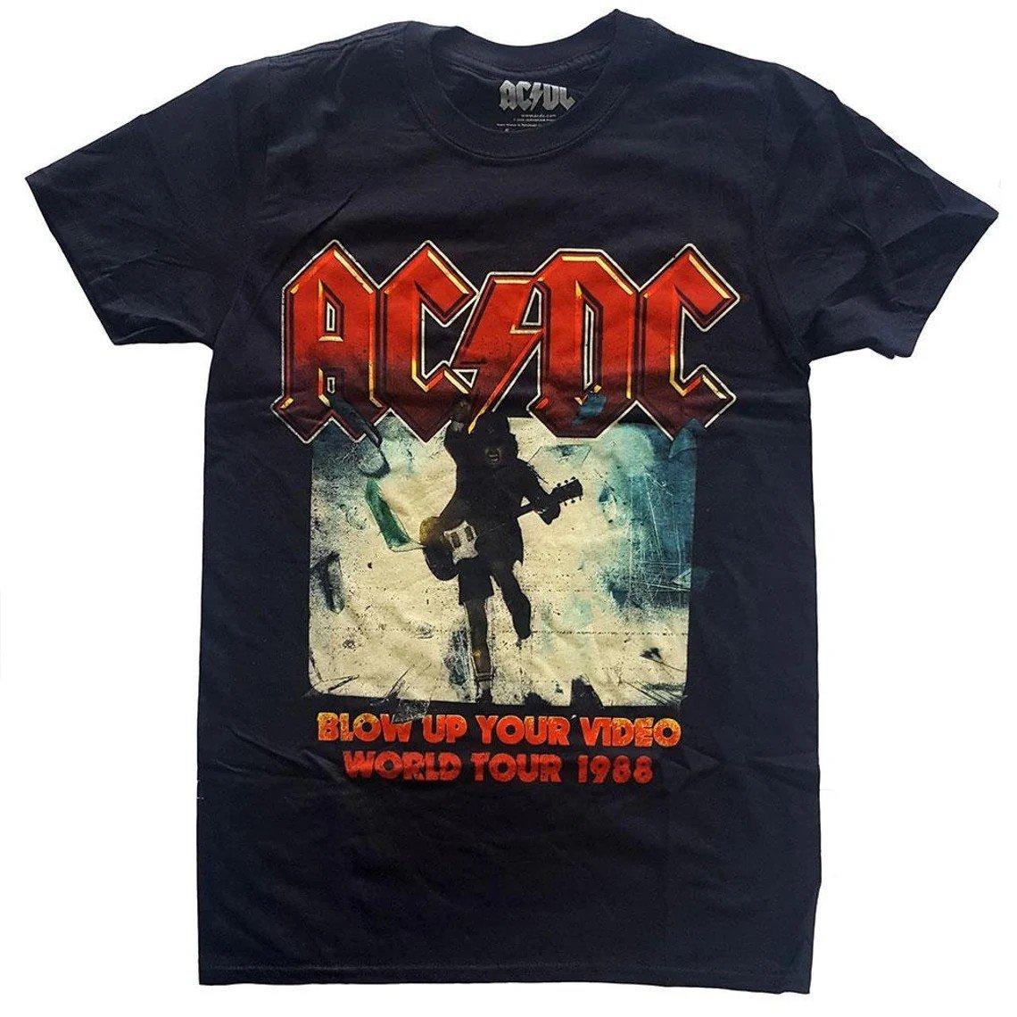 Acdc Blow Up Your Video Tshirt Jungen Schwarz 104 von AC/DC