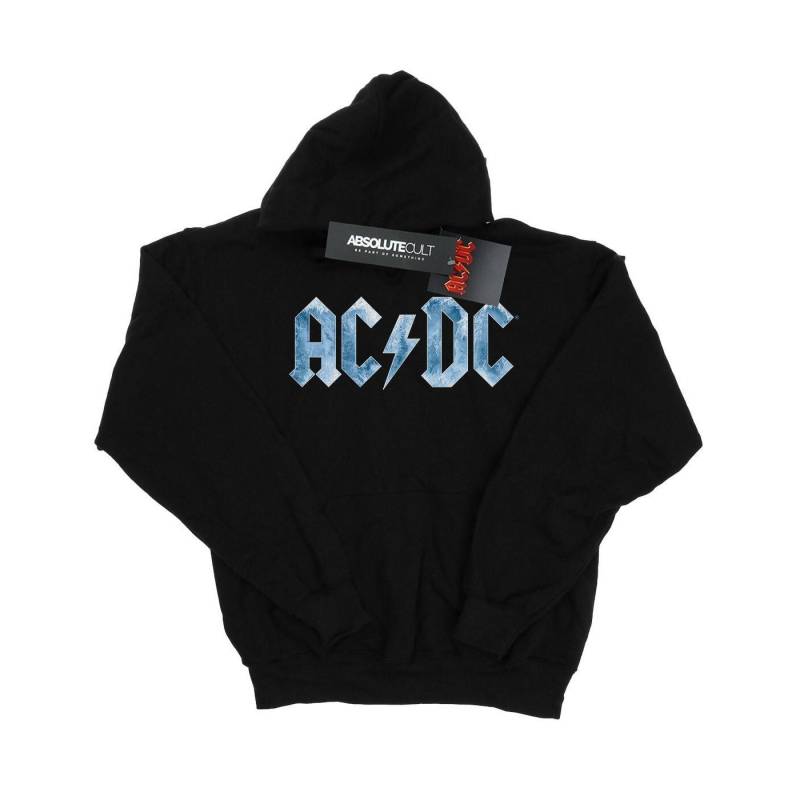 Acdc Blue Ice Logo Kapuzenpullover Jungen Schwarz 116 von AC/DC