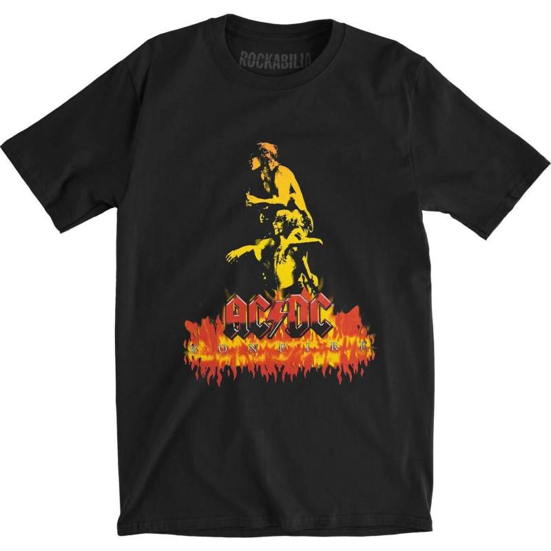 AC/DC - ACDC Bonfire TShirt, für Damen, Schwarz, Größe XL von AC/DC