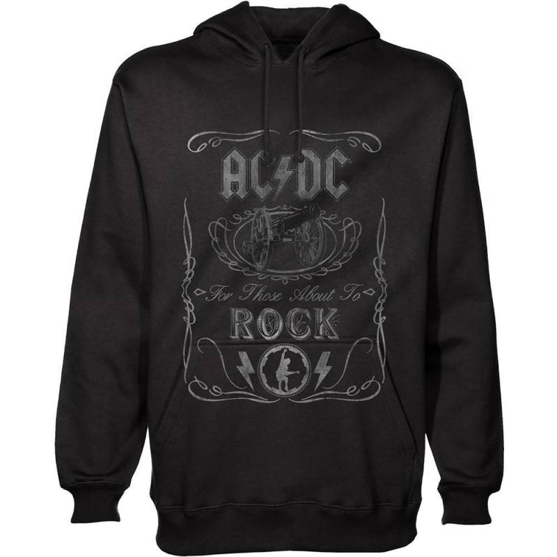 Acdc Cannon Swig Kapuzenpullover Damen Schwarz L von AC/DC