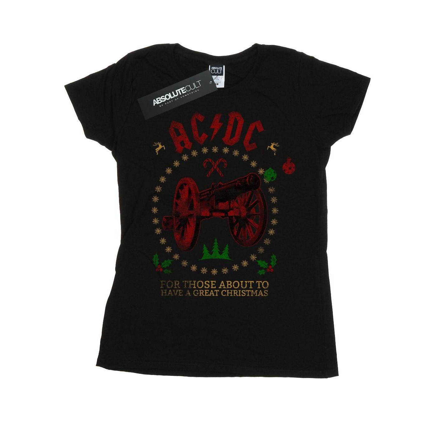 Acdc Christmas For Those Tshirt Damen Schwarz S von AC/DC