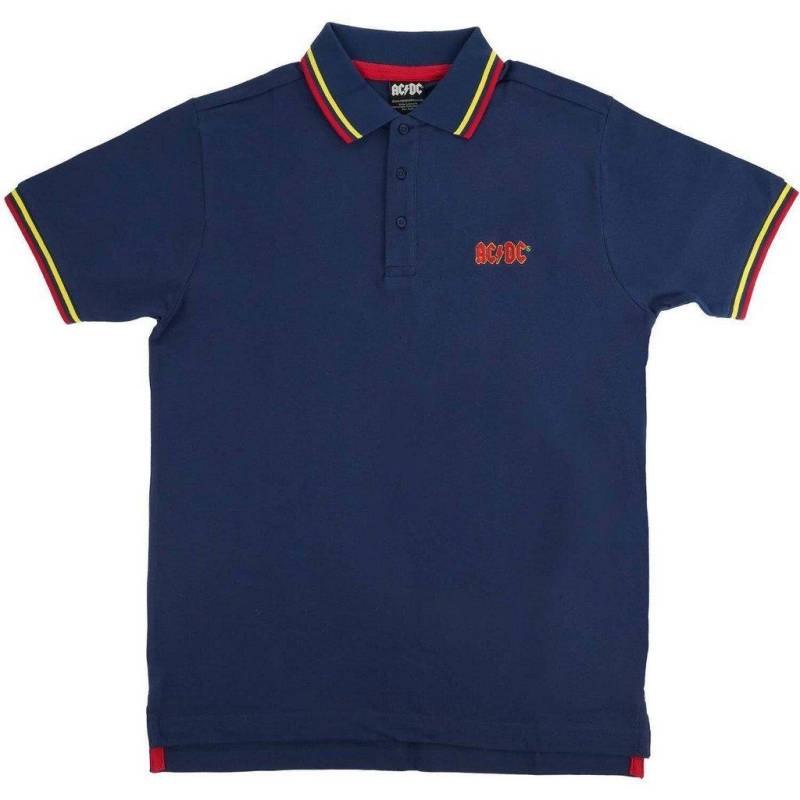 Acdc Classic Poloshirt Damen Marine L von AC/DC