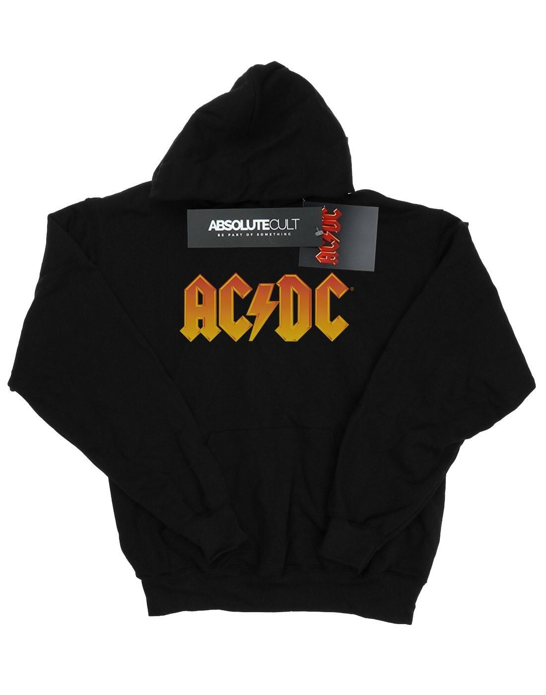 Acdc Fire Logo Kapuzenpullover Mädchen Schwarz 152-158 von AC/DC