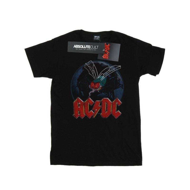 Acdc Fly On The Wall Boyfriend Fit Tshirt Damen Schwarz 3XL von AC/DC