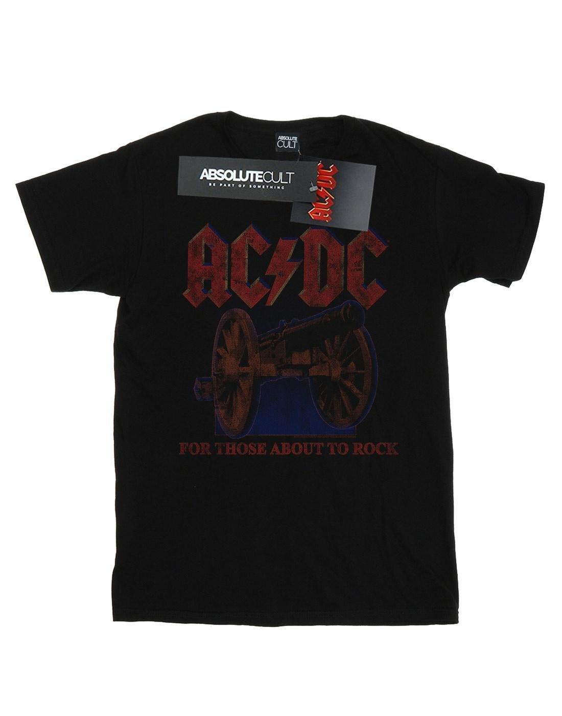 AC/DC - ACDC For Those About To Rock TShirt, für Damen, Schwarz, Größe L von AC/DC