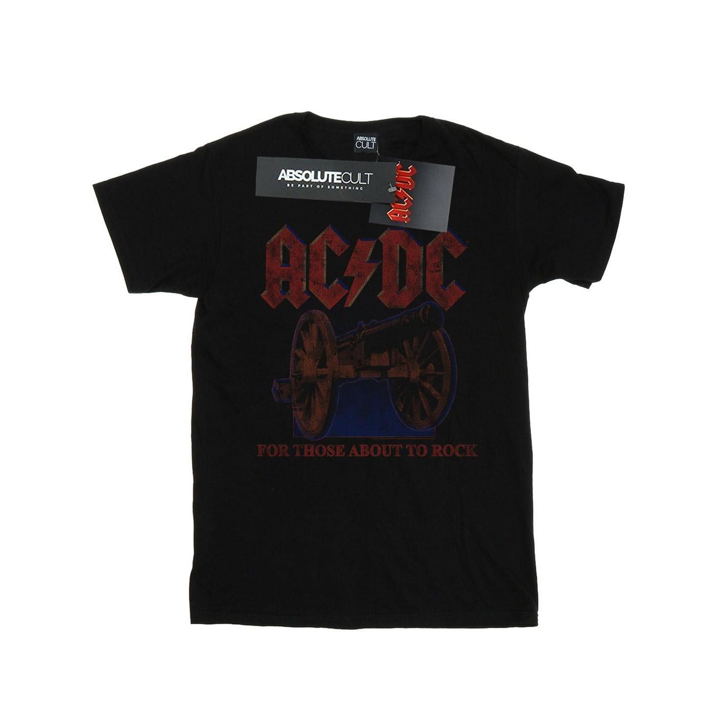 Acdc For Those About To Rock Canon Tshirt Herren Schwarz 3XL von AC/DC