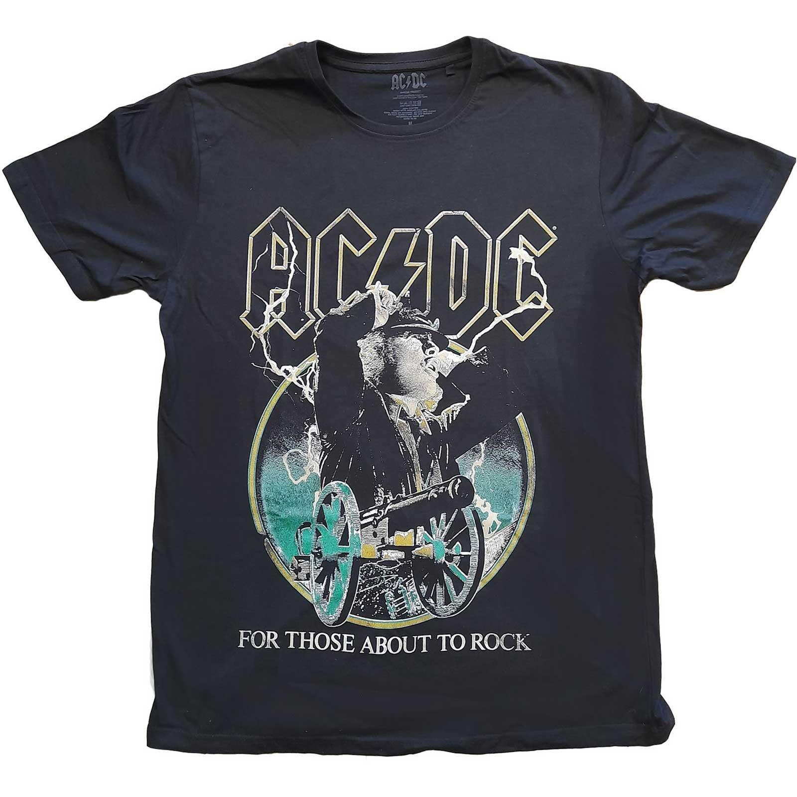 Acdc For Those About To Rock Tshirt Damen Schwarz XL von AC/DC