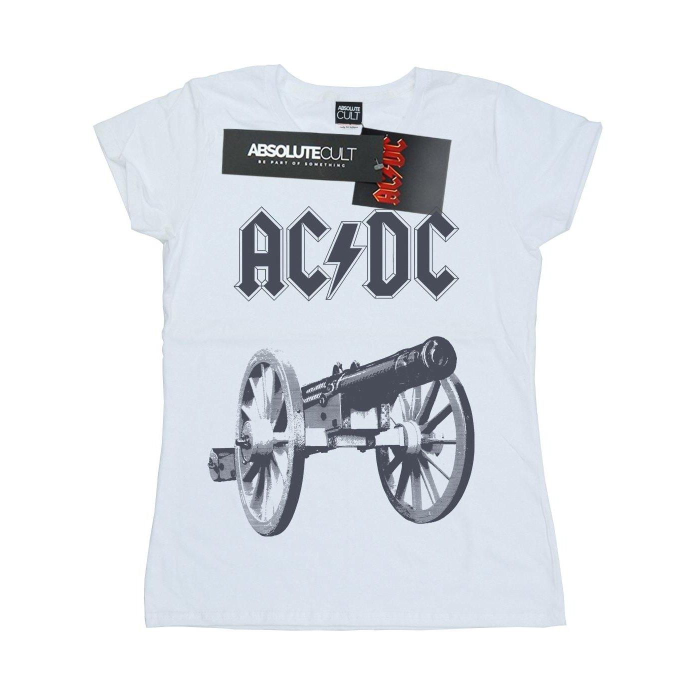 Acdc For Those About To Rock Tshirt Damen Weiss S von AC/DC