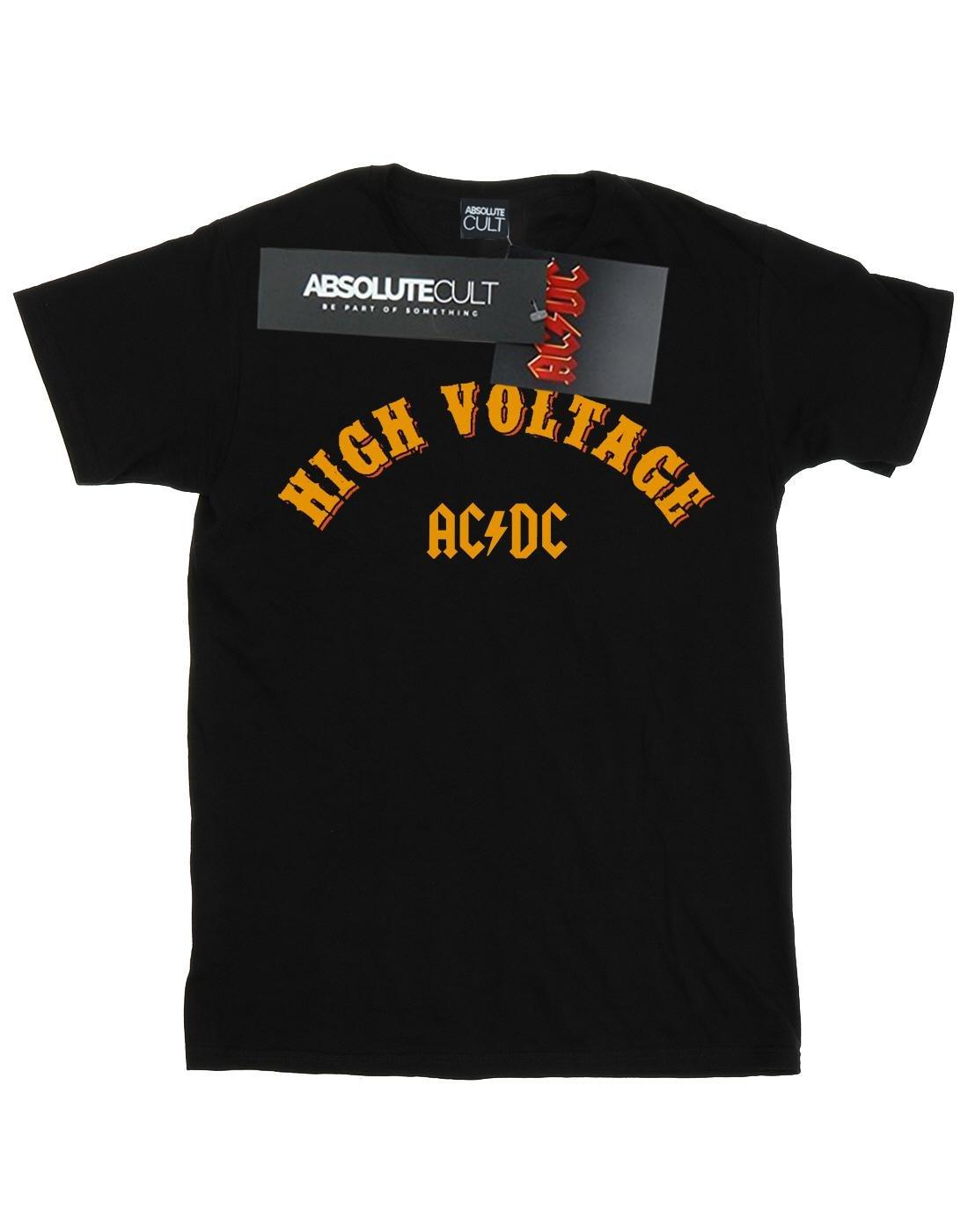 Acdc High Voltage Collegiate Tshirt Herren Schwarz L von AC/DC