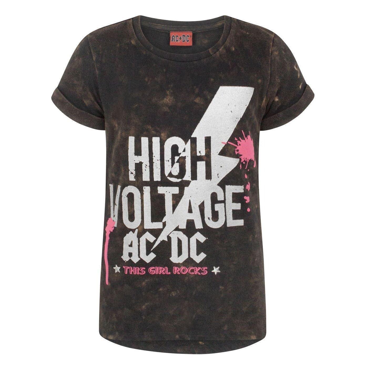 AC/DC - ACDC High Voltage TShirt, 158/164, Schwarz von AC/DC