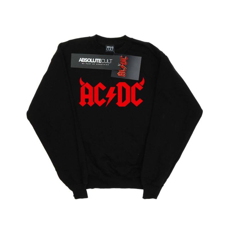 Acdc Horns Logo Sweatshirt Damen Schwarz XXL von AC/DC