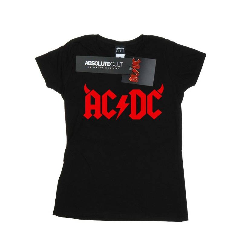 Acdc Horns Logo Tshirt Damen Schwarz XXL von AC/DC