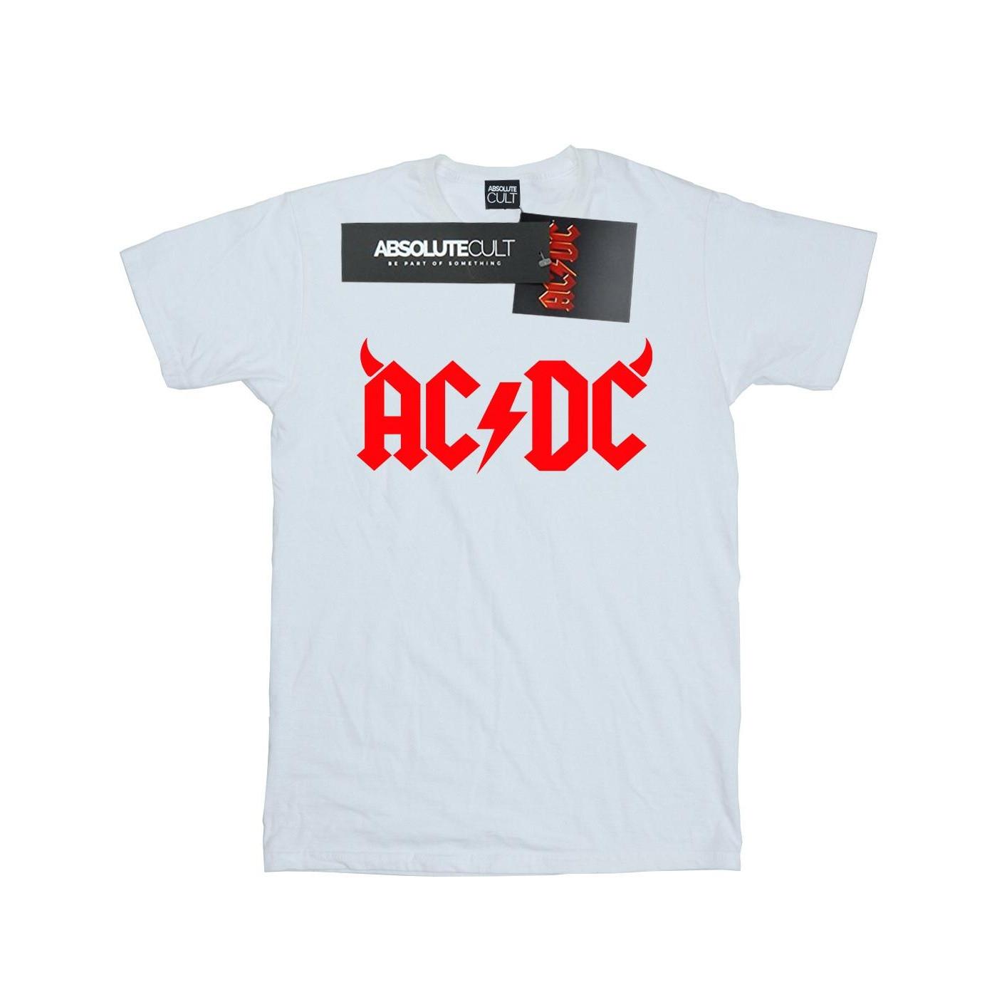 Acdc Horns Logo Tshirt Herren Weiss 3XL von AC/DC