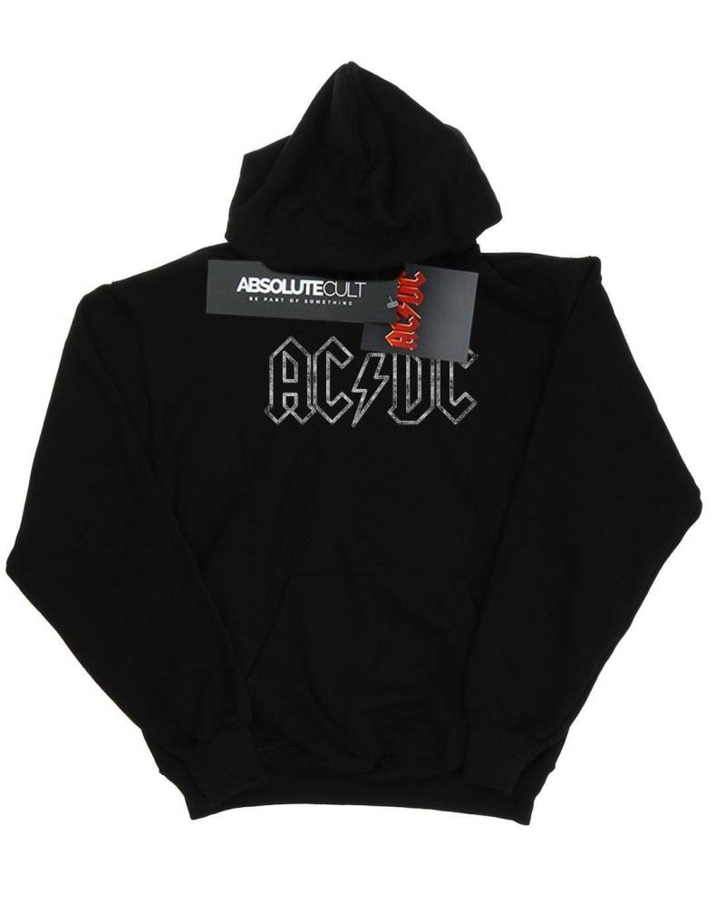 Acdc Jagged Logo Kapuzenpullover Damen Schwarz L von AC/DC