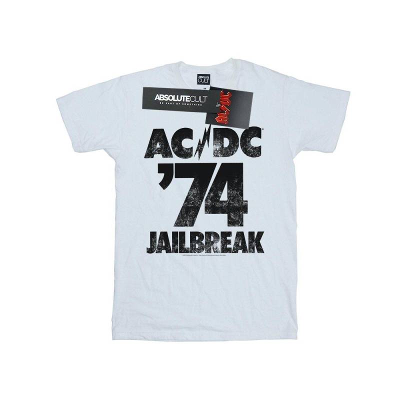 Acdc Jailbreak 74 Boyfriend Fit Tshirt Damen Weiss 3XL von AC/DC